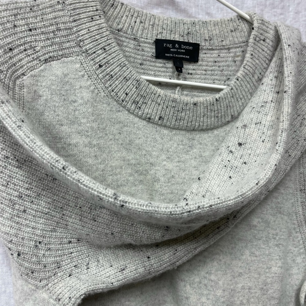 Rag & Bone Cashmere Crew-neck Sweater — raglan sleeves